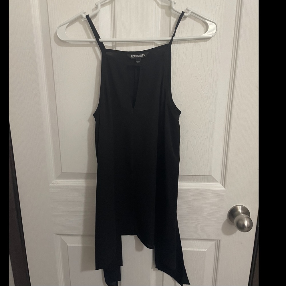 Black Flowy Top